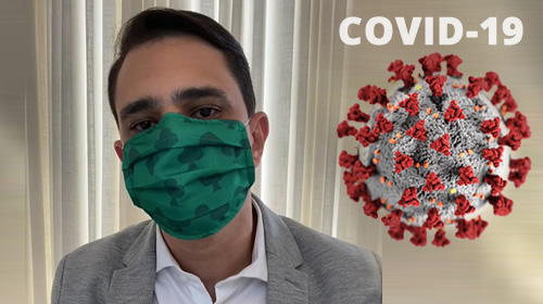 Máscaras feitas de Tecidos de Mesas de Poker em combate ao Coronavírus COVID-19